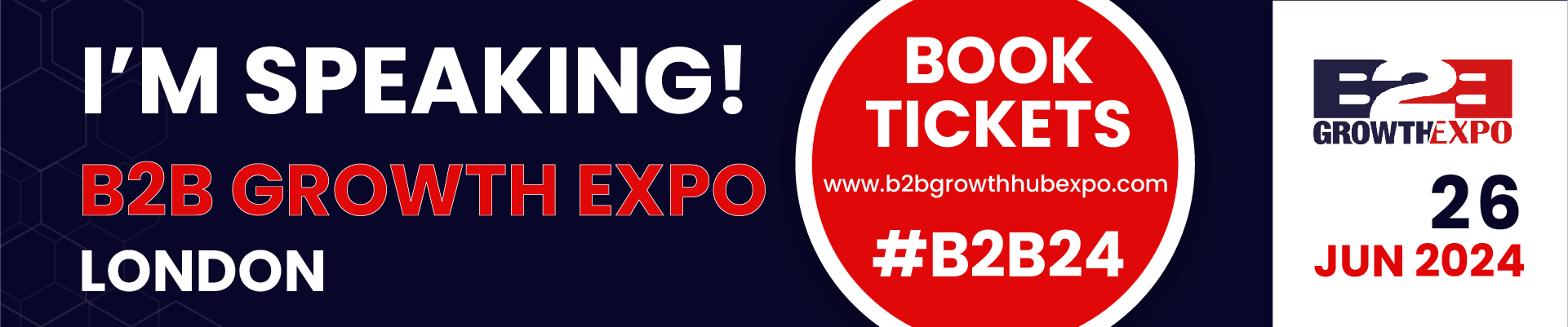 b2b Groeth expo ticket